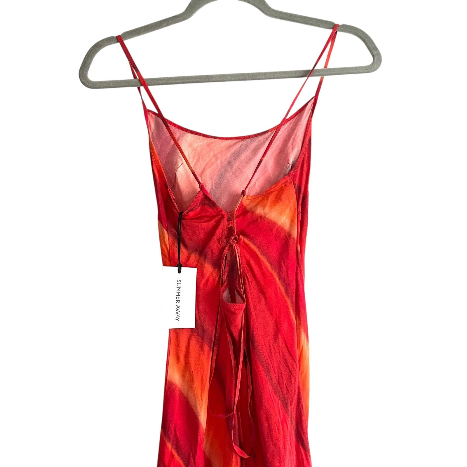 Summer Away Elva Maxi Dress Ember Stripe Nwt Small — image 5 of 5
